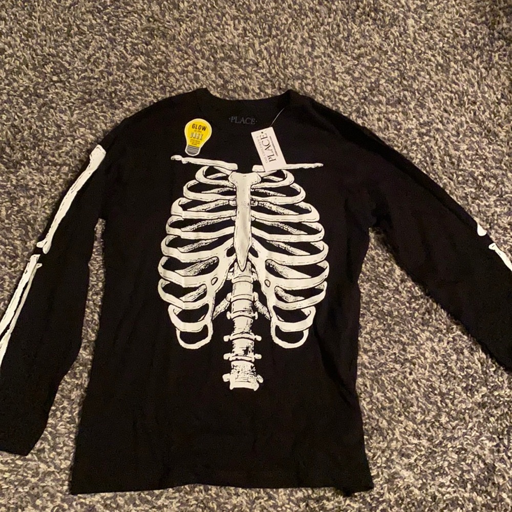 Boys long sleeve skeleton Children’s place shirt